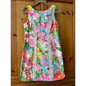 Lilly Pulizter for Target Floral Shift Dress Size 8 EUC